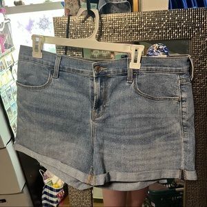 denim shorts